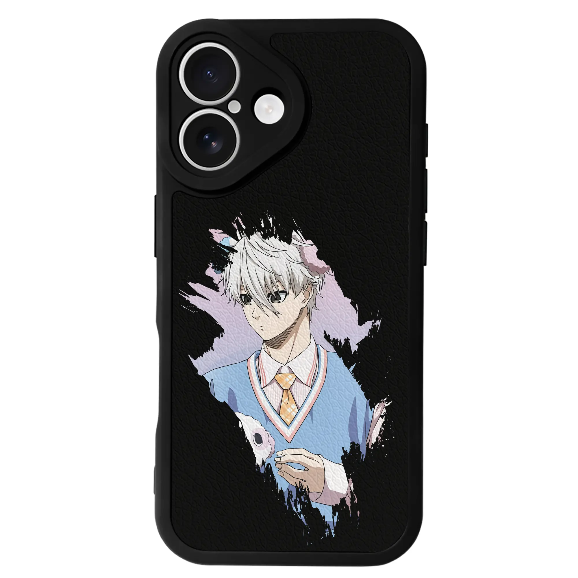 ブルーロック グッズ 凪 誠士郎 - IPhone 16シリーズ対応 ・ シリコンスマホケース ・ レザー調 ・ 高精度フィット ・ 耐衝撃 ・ ワイヤレス充電対応 ・ 精密カット